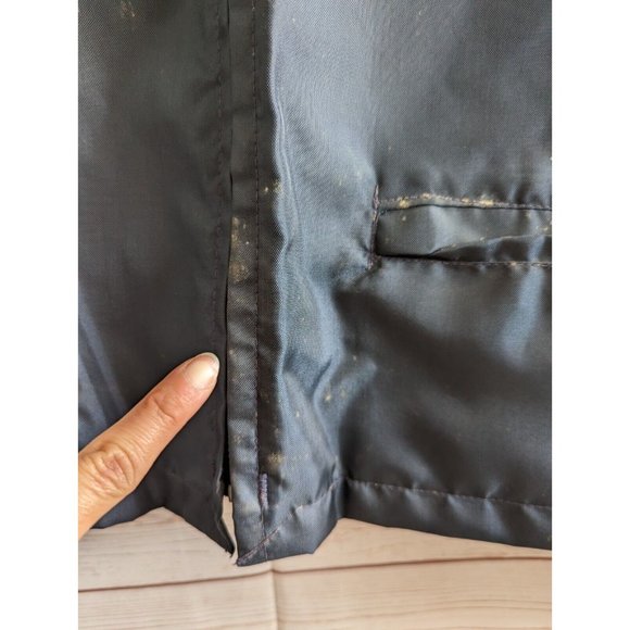 Vintage Racing Jacket Mens Size Medium M Navy AMA USA 48th ISDT Barn Find - Picture 4 of 13